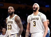 浓眉哥三巨头联手，湖人得分突破，球队未来可期冲击季后赛！